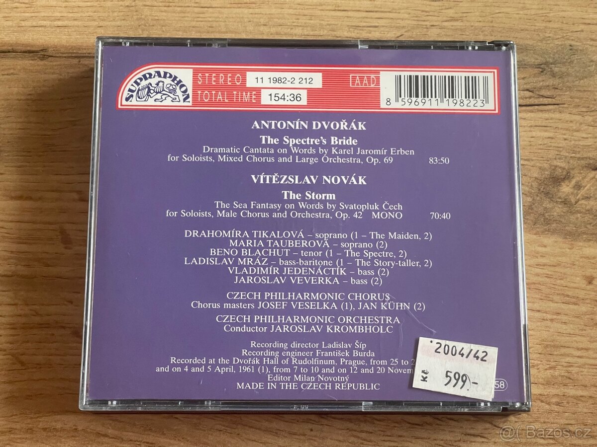 CD Dvořák / Novák – The Spectre’s Bride & The Storm (2CD) - 3