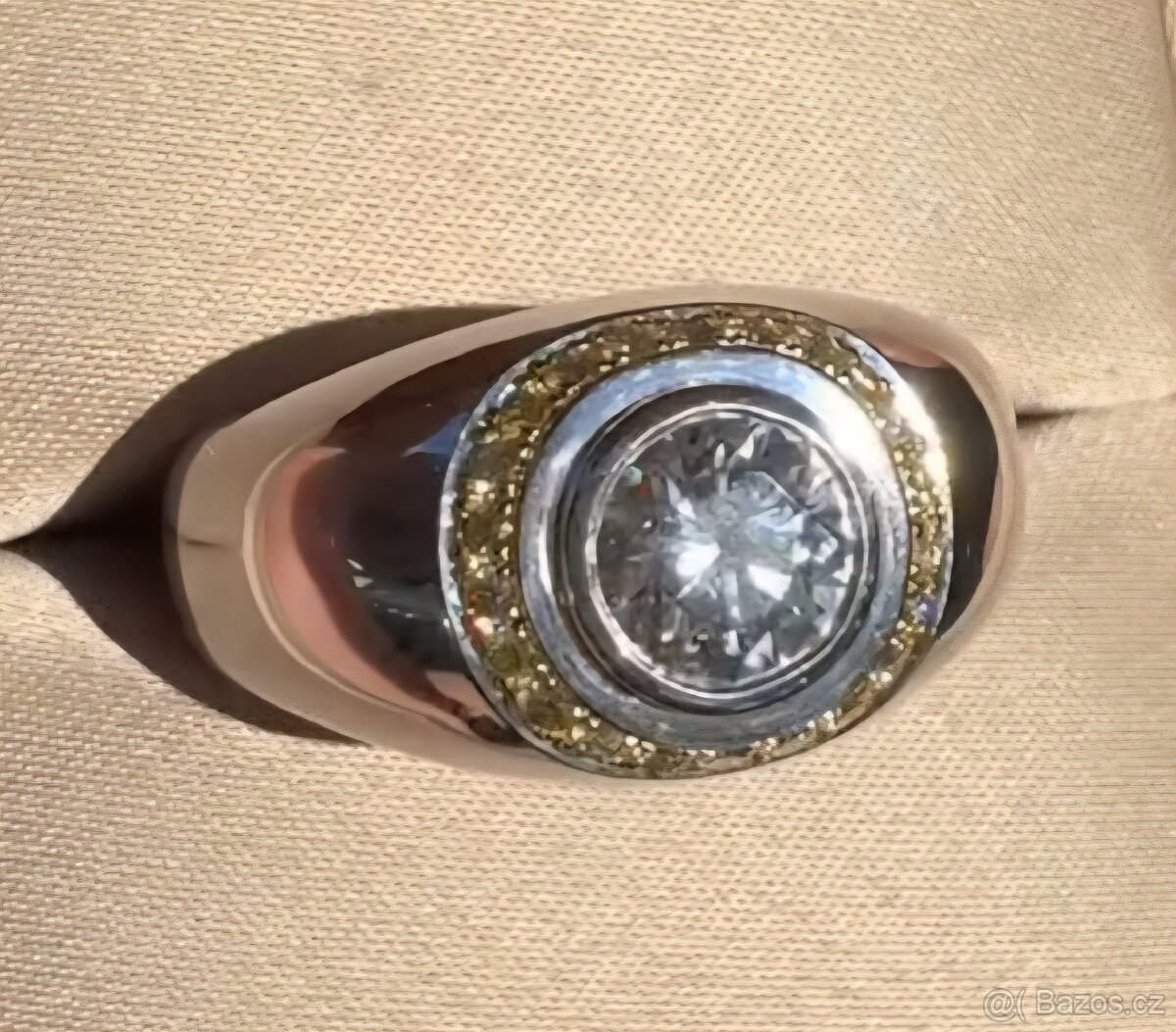 DIAMANTOVÝ PRSTEN 1.62ct. VS1/D PÁNSKÝ TOP CENA - 3