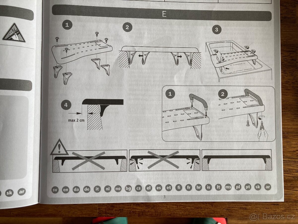 Sedátko na vanu Etac Fresh - 3