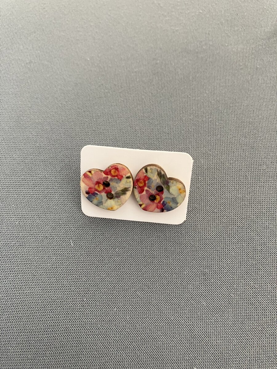 Drevene puzetove nausnice - 3