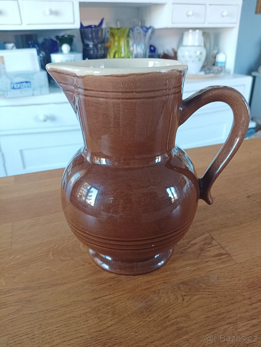KERAMICKÝ GLAZOVANÝ DŽBÁN - 3