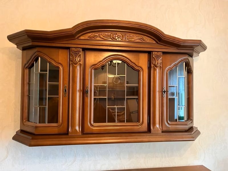 Komoda rustikální a vitrína zdarma v ceně - masiv - 3