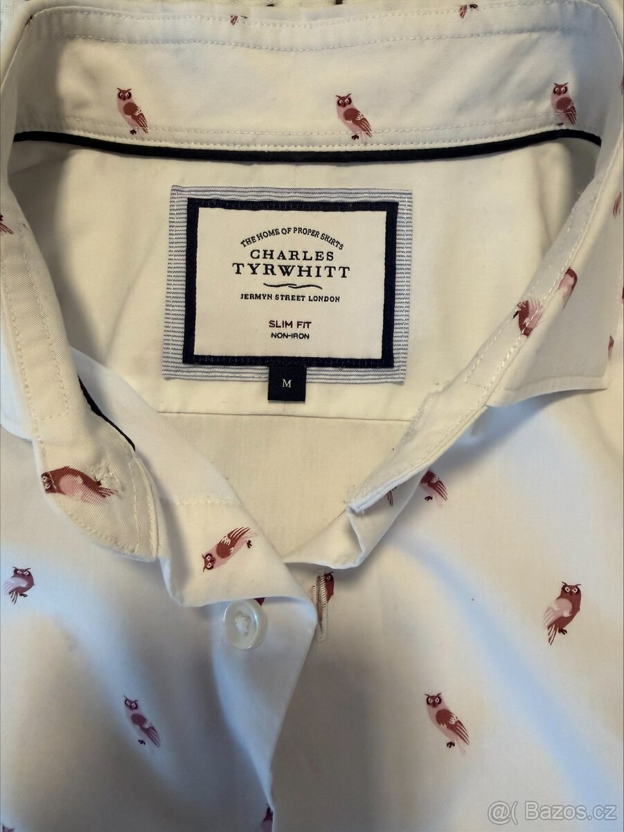 Pánská košile Charles Tyrwhitt, sova - 3