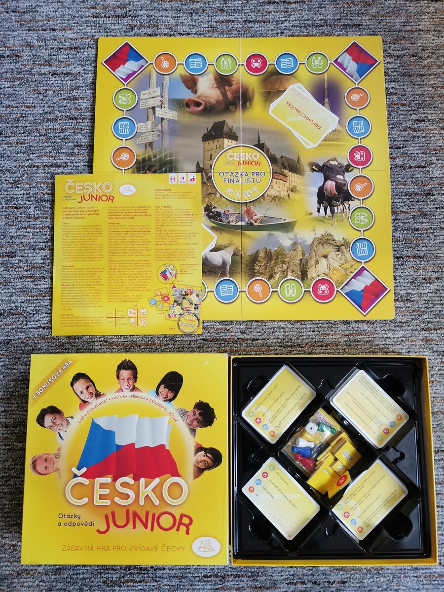 Česko junior desková hra, jako nová - 3