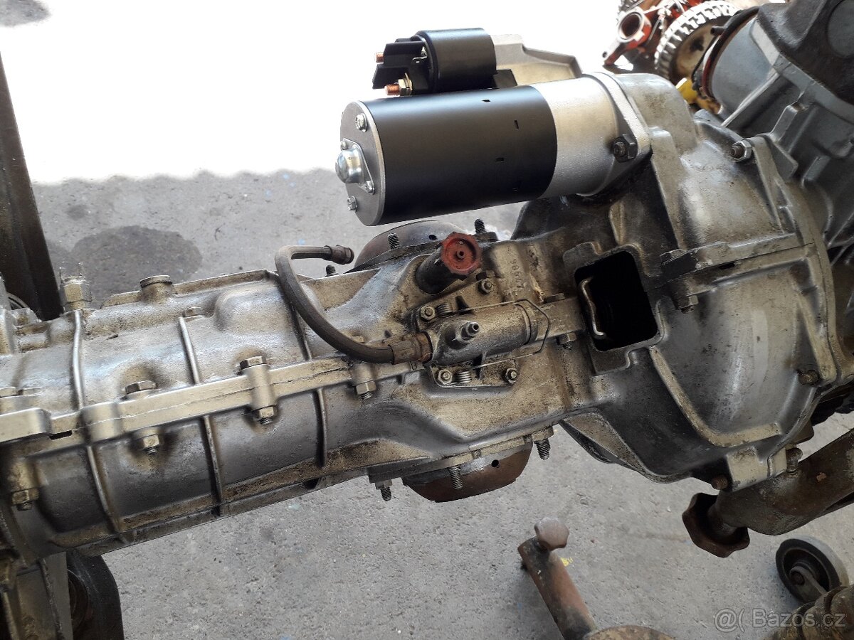 Zástavba starteru s planetovým převodem do agregátu Š120 - 3