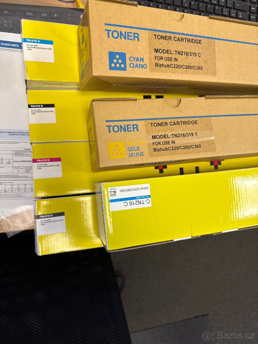 Prodám tonery KONICA MINOLTA - 3