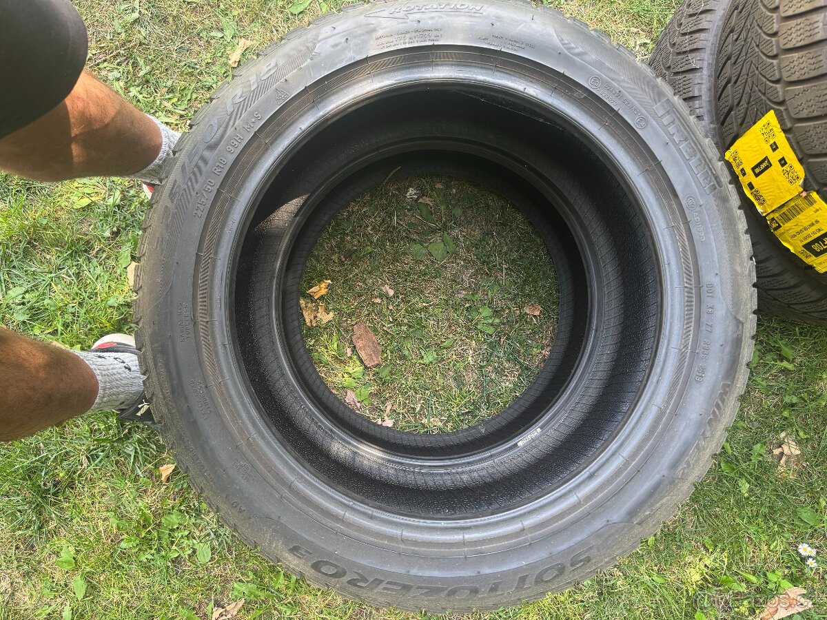 225/50/18 dvě zimní pneu Pirelli - 3