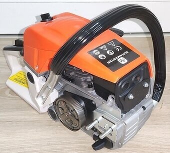 Silná benzinová motorová řetězová pila motor 82cm³ - 3