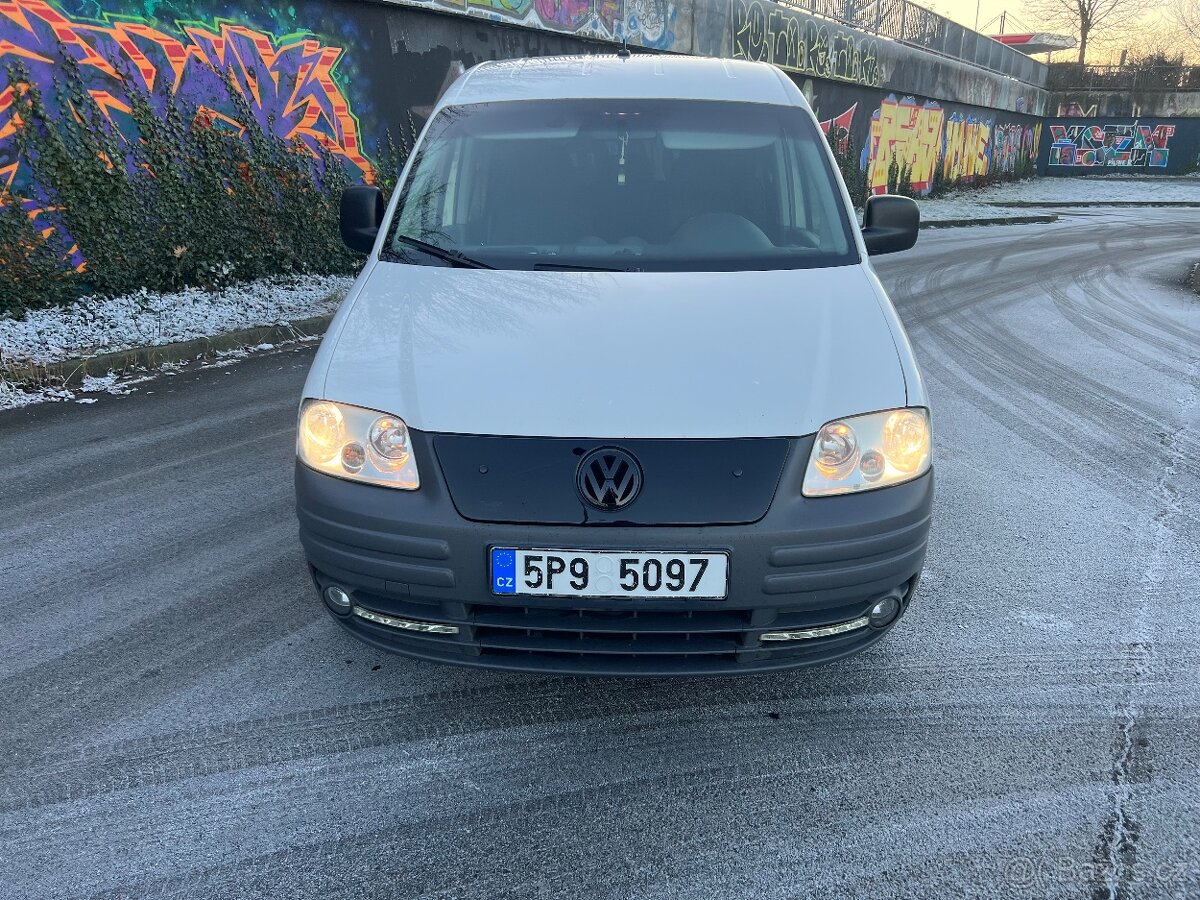 Volkswagen Caddy 1.9TDI 77kw 5míst tažné CarPlay Spaní - 3