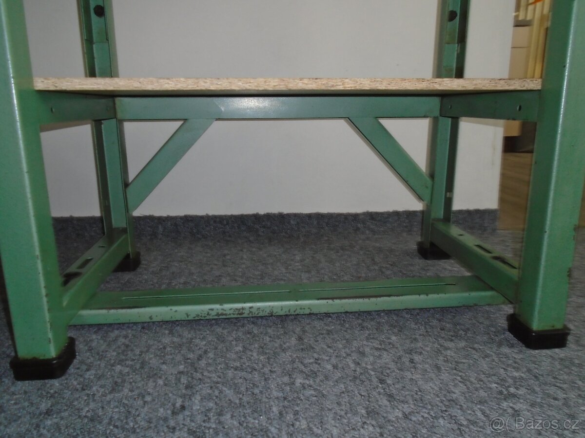 Pracovní, odkládací stůl, ponk do dílny, garáže - 3