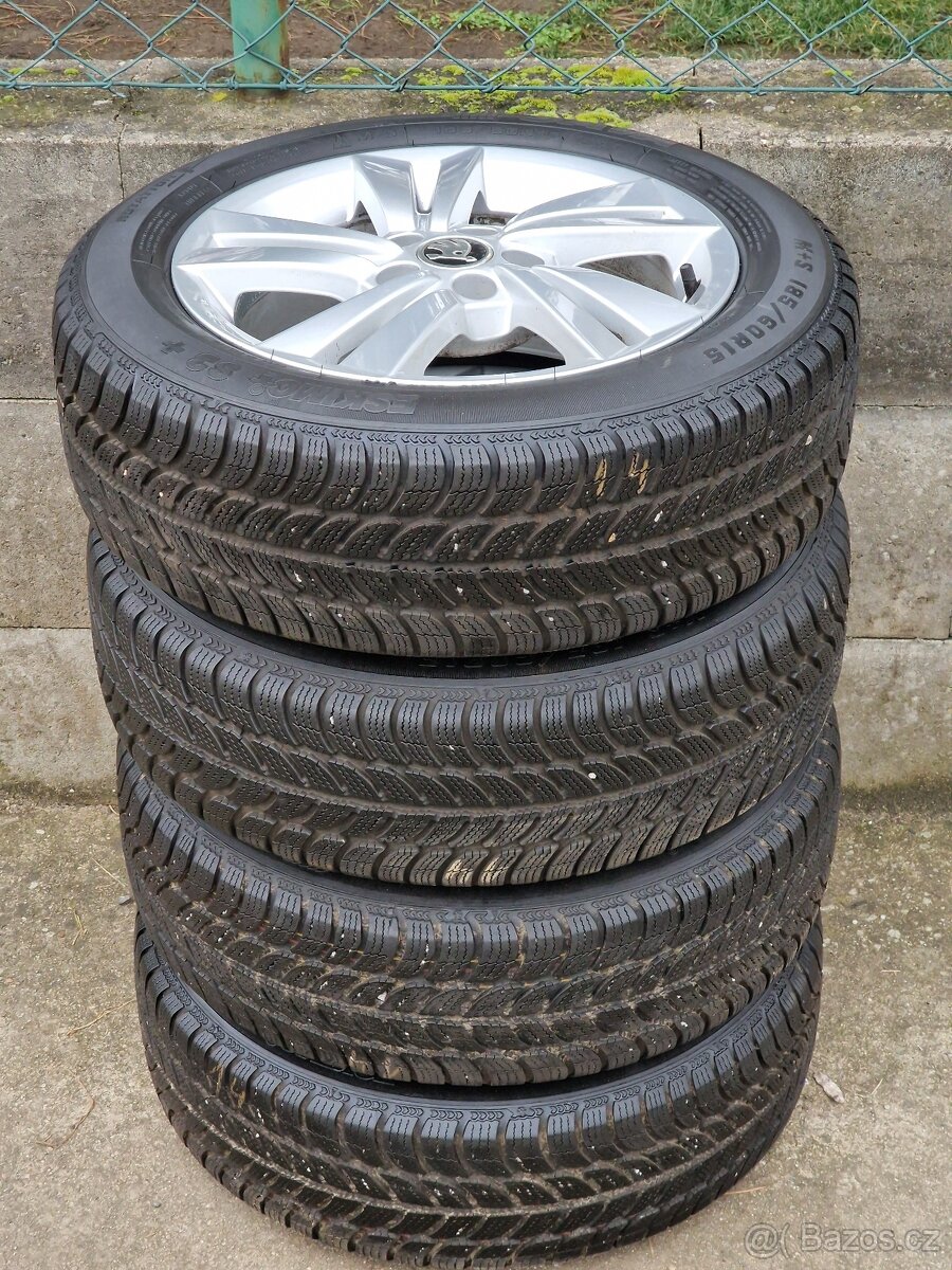 185/60/16 Originál alu kola Škoda Rapid 5x100 - 3