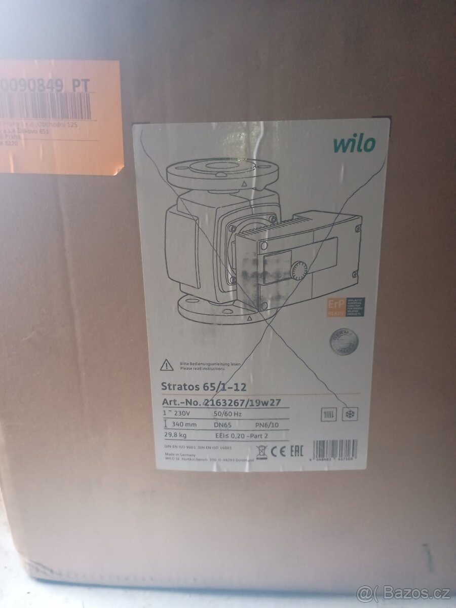 Oběhové čerpadlo Wilo STRATOS 65/1-12 - 3
