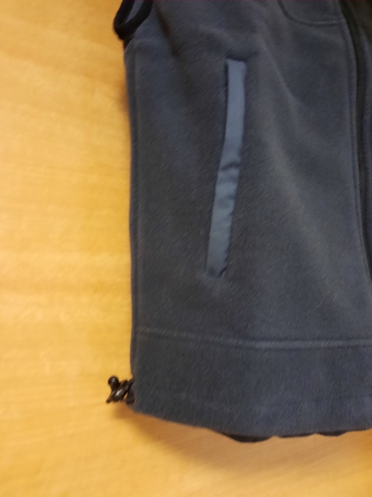 Vesta fleecová z POLARTEC® tmavě šedá, vel. S (157-164) - 3