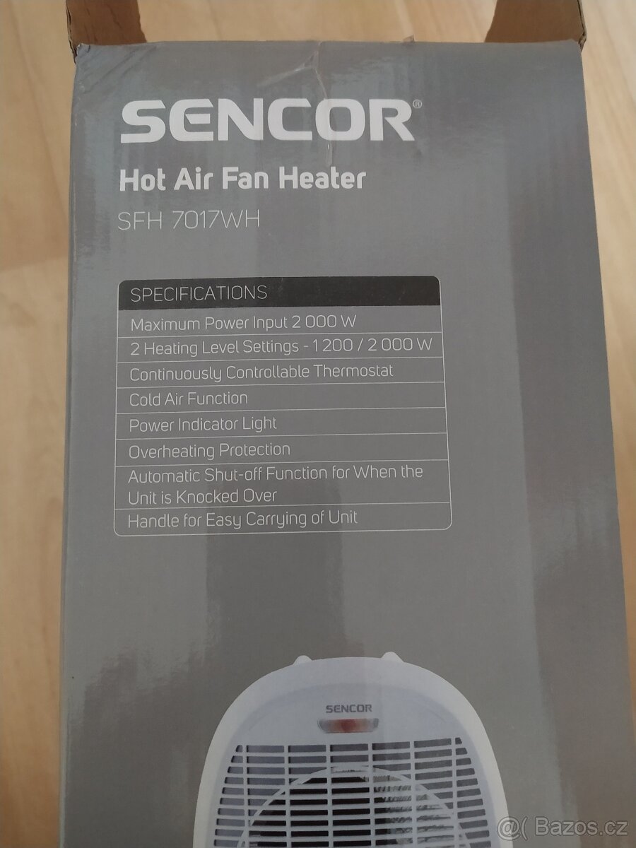 Sencor hot air fan - 3