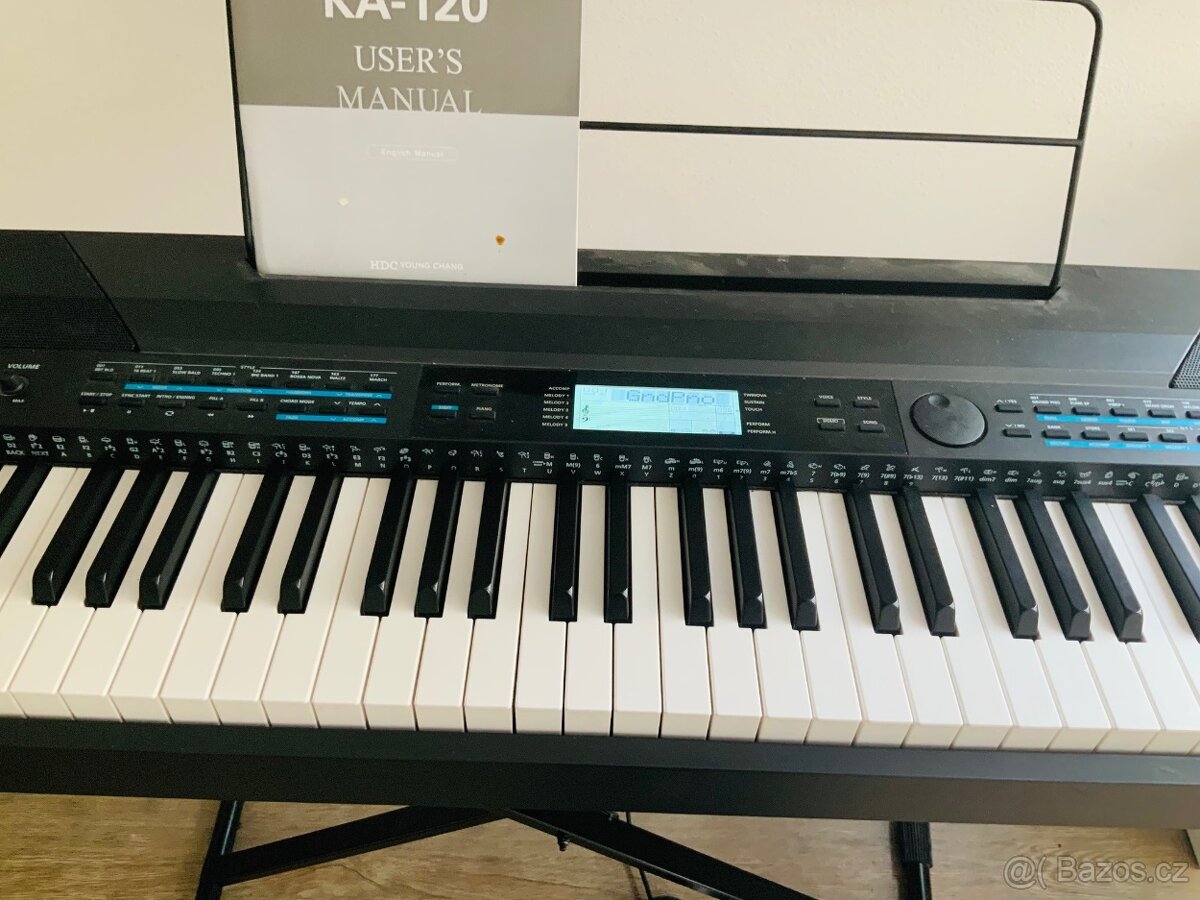 Přenosné digitální piano Kurzweil KA120 - klávesy - 3