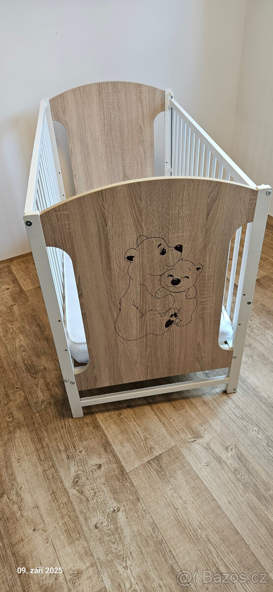 Dětská postýlka s medvídky - 3