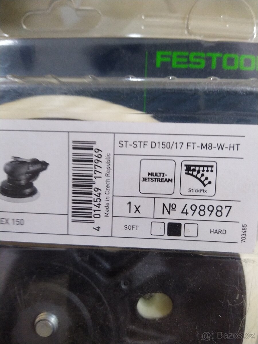 Festool Brusný talíř D150/17FT-M8-W-HT, střední - 3