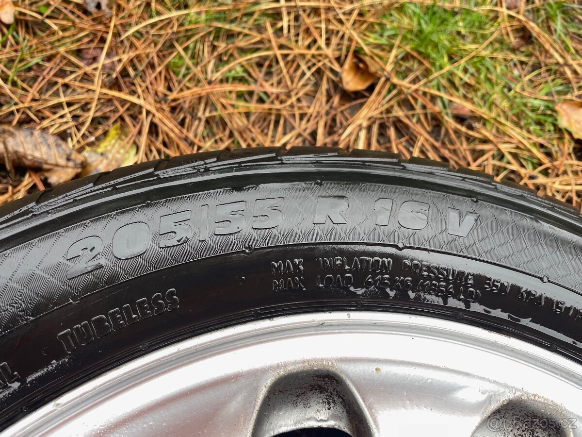 17" Alu kola Volvo 205/55 R16 4x114.3, letní pneu Paxaro - 3