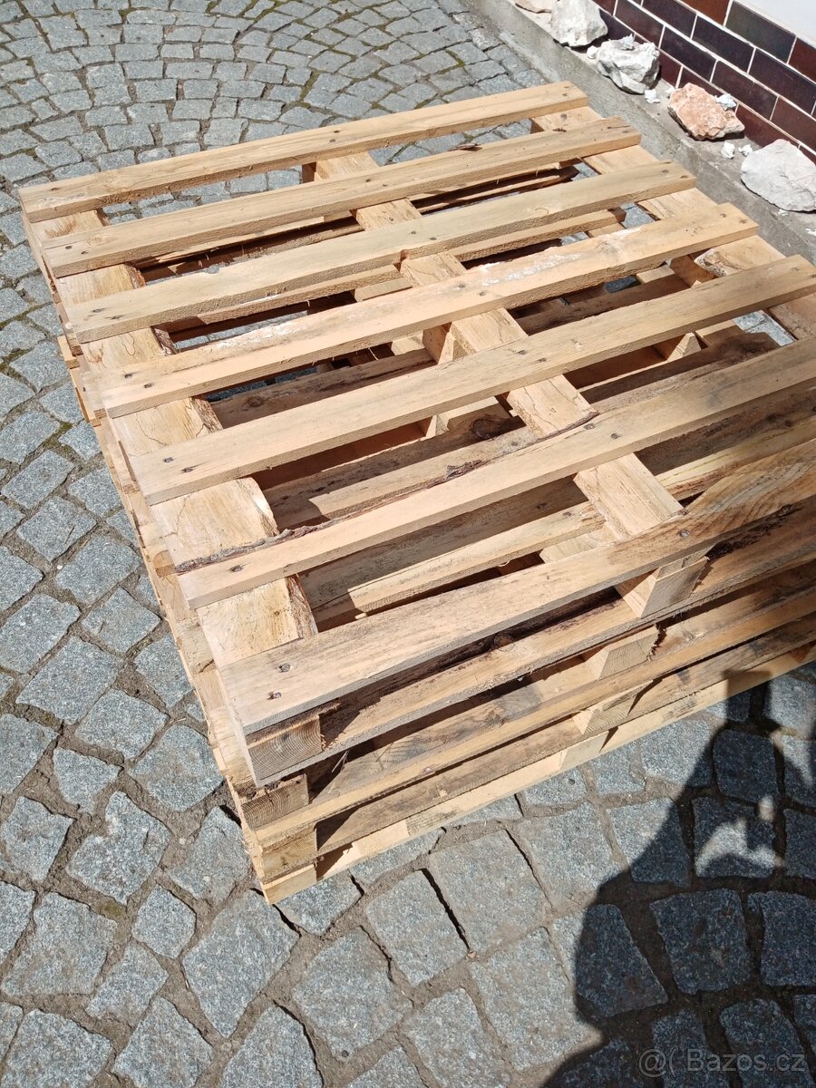 Dřevěná paleta 100 x 100 cm x 13 cm - 3