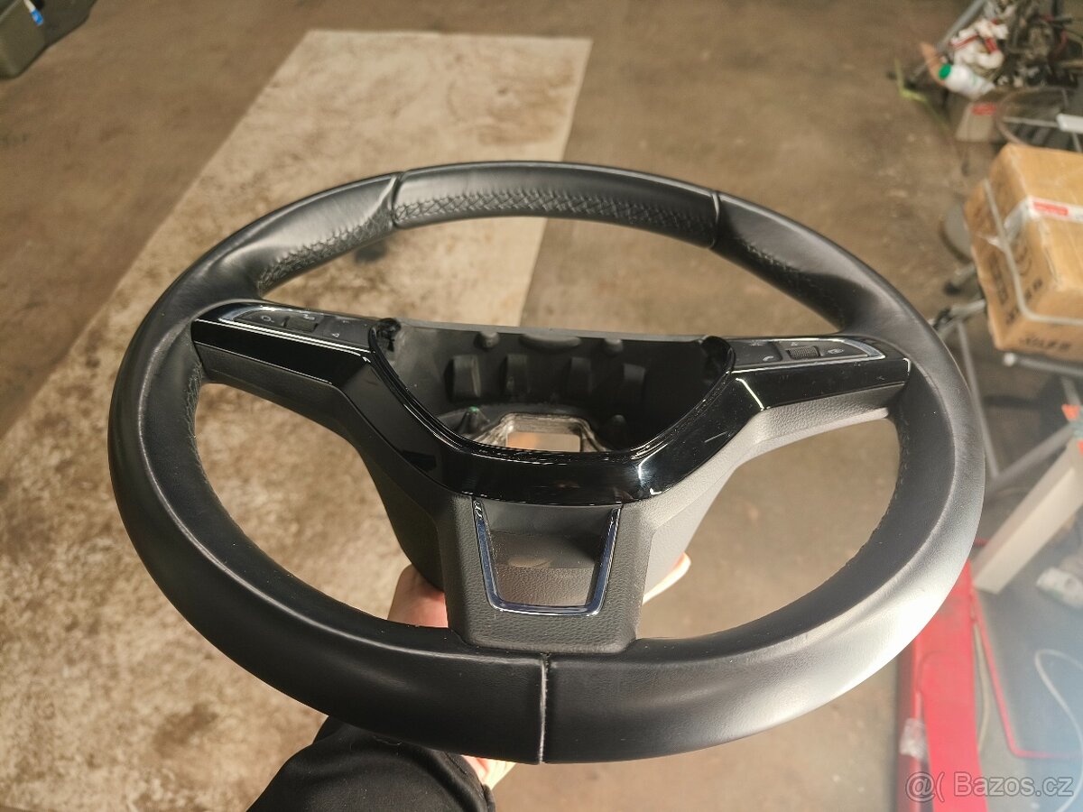 Kožený volant Škoda 3 ramenný do 2019- Octavia Superb Yeti - 3