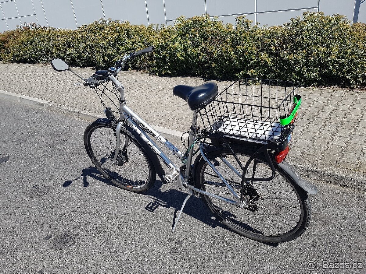 Dámské elektrokolo s košíkem na nákupy - 3