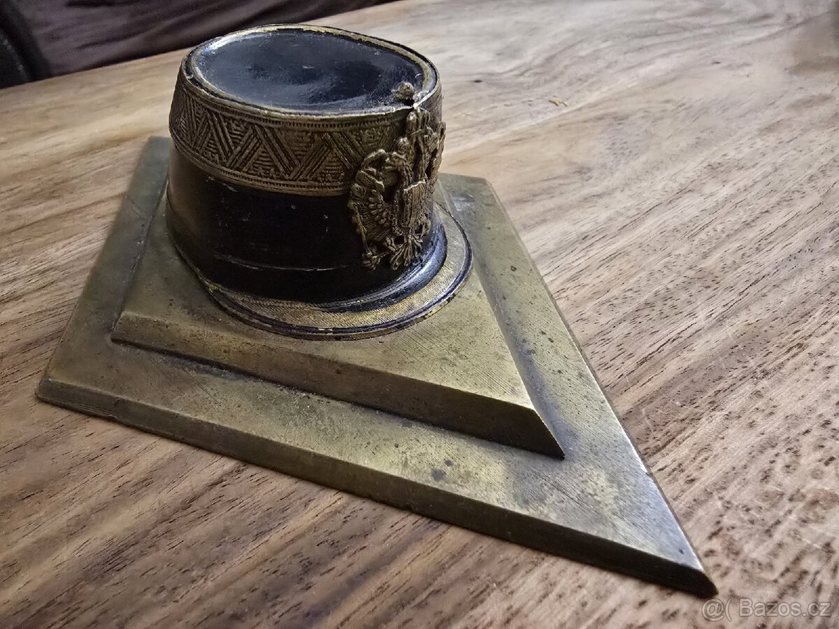 KRASNÉ STARÉ MOSAZNÉ TĚŽÍTKO ČAKO RU - 3