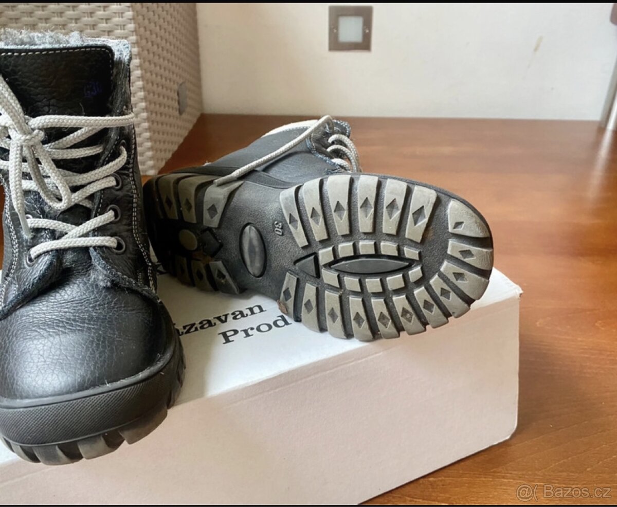 Kožené kozačky Esso - 3