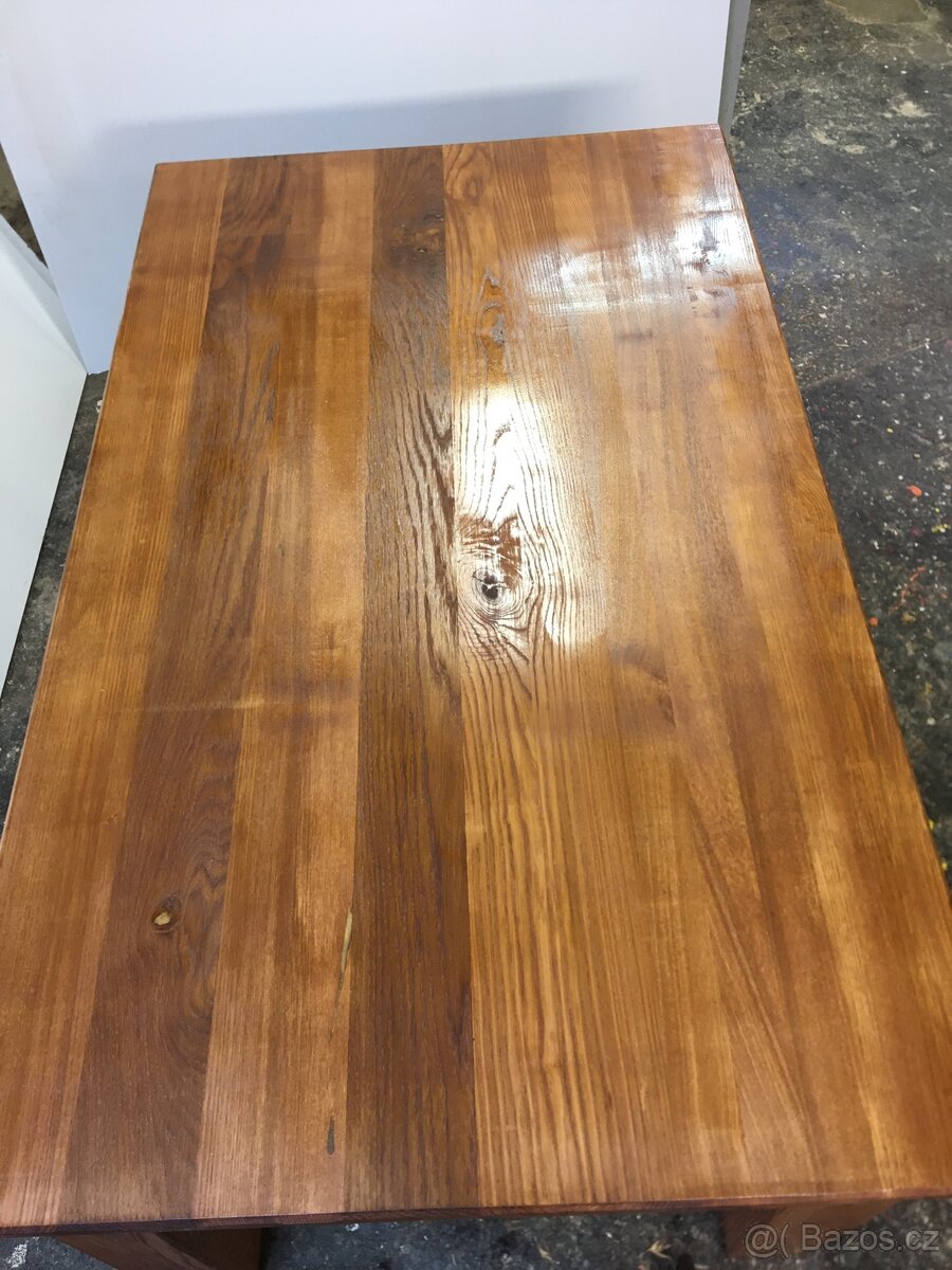 Dubový jídelní masivní stůl - 3