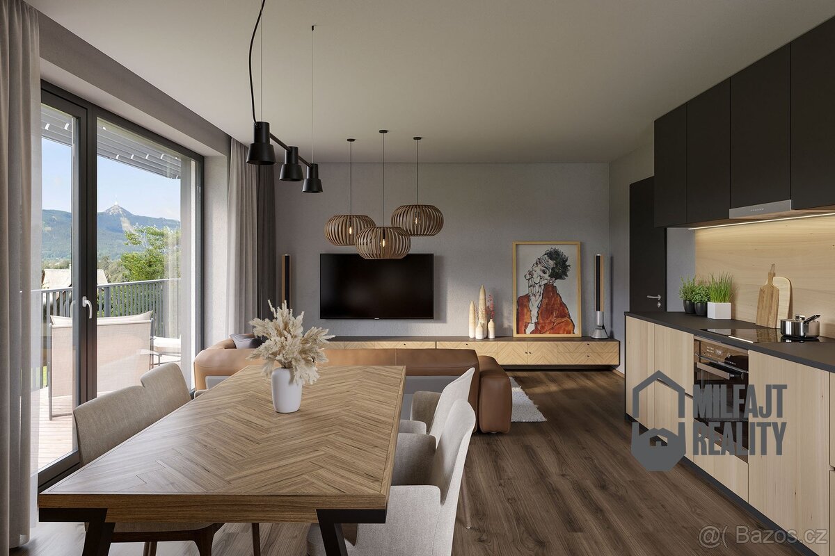 Prodej bytu 3+kk, 76 m² - Vesec, Liberec, ev.č. 06729 - 3