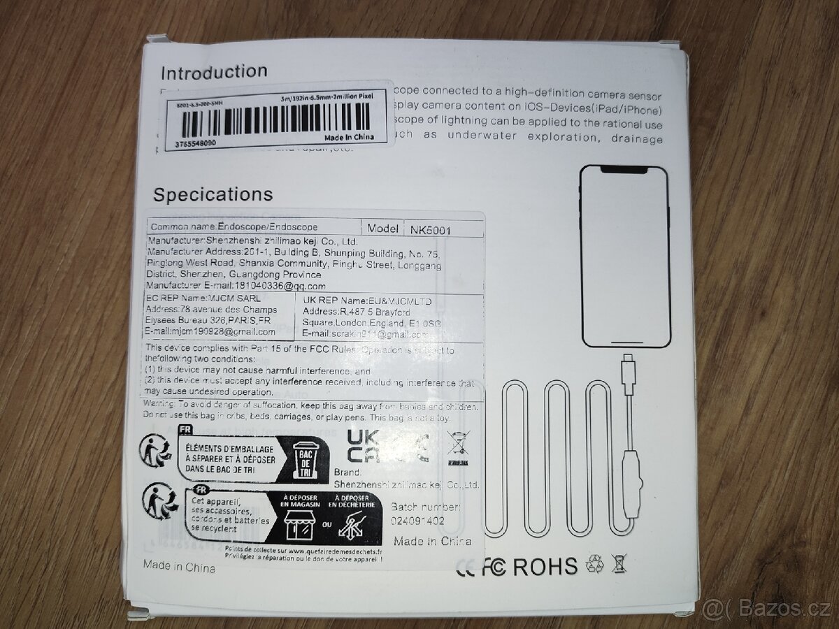 Endoskopická kamera pro Apple - 3