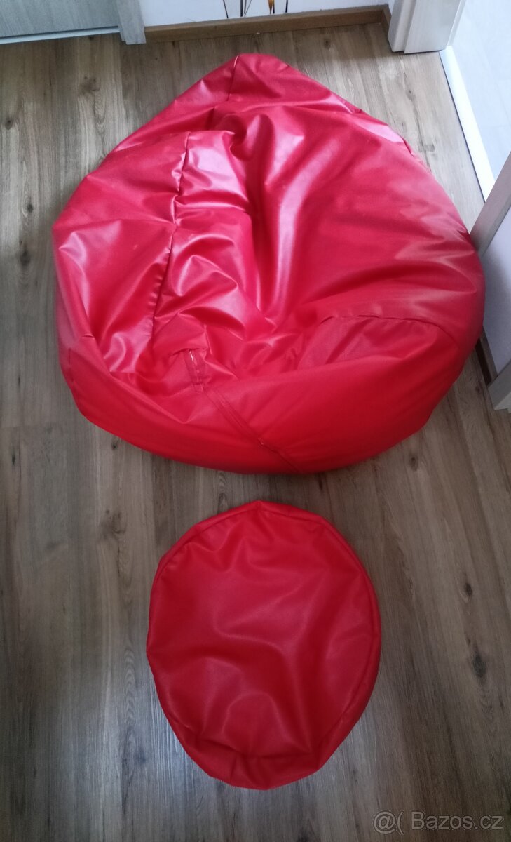 Sedací pytel s podnožkou - 3