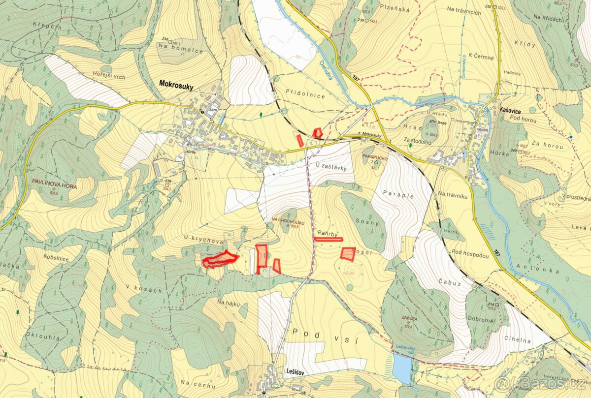 Louka, prodej, Mokrosuky, Klatovy - 3