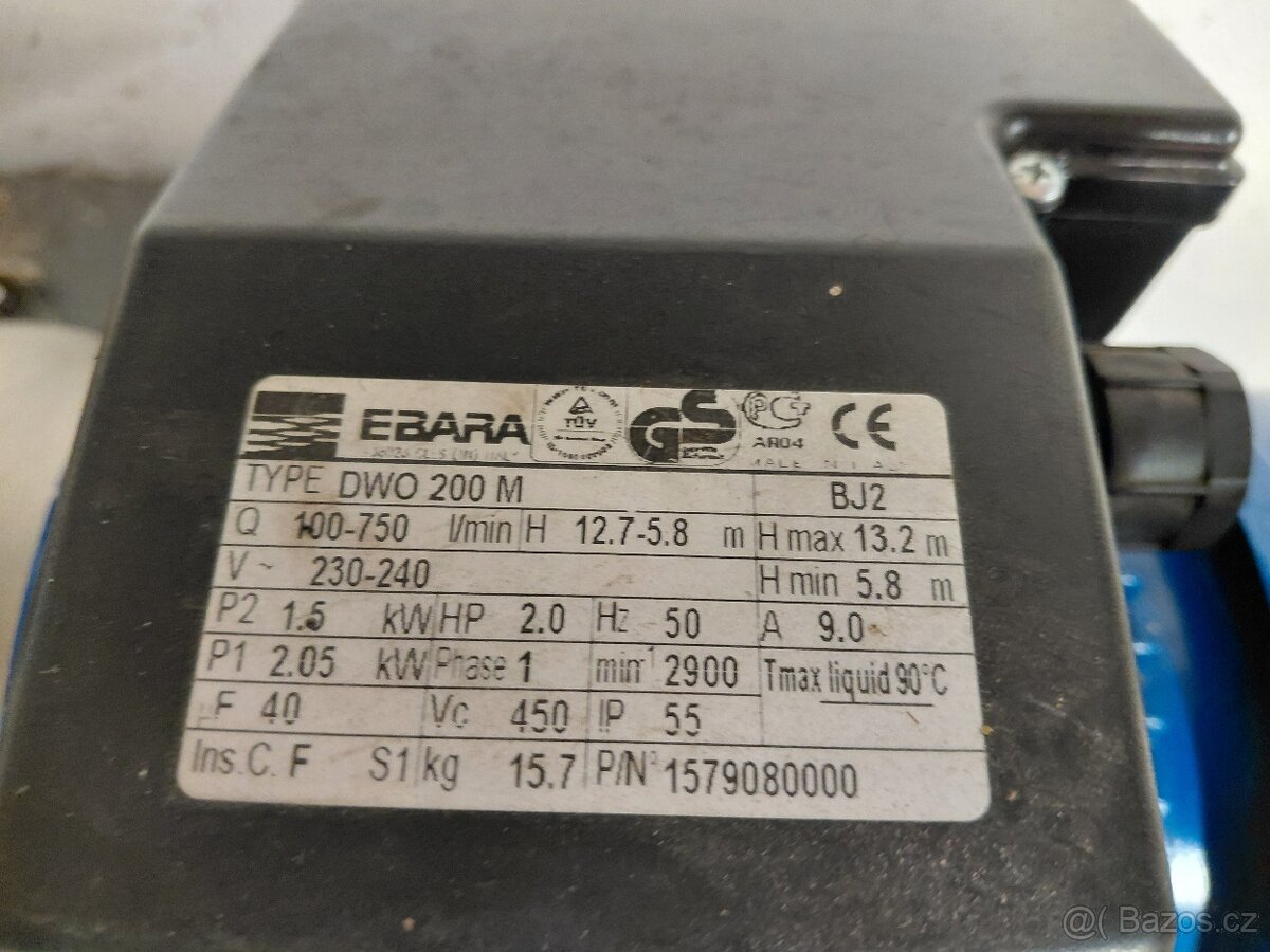 čerpadlo Ebara DWO 200 - 3