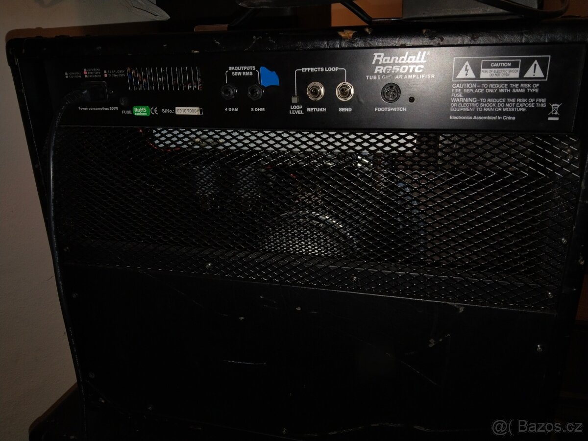 Randall kytarové lampové kombo 50W - 3