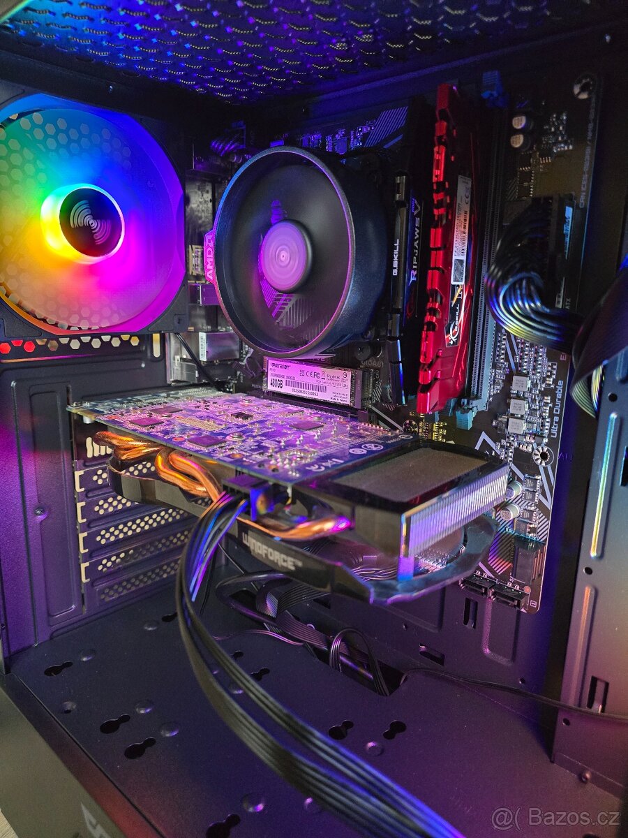 Nové herní PC Darkflash Ryzen 5, 24Gb ram, GTX 660, W11 - 3