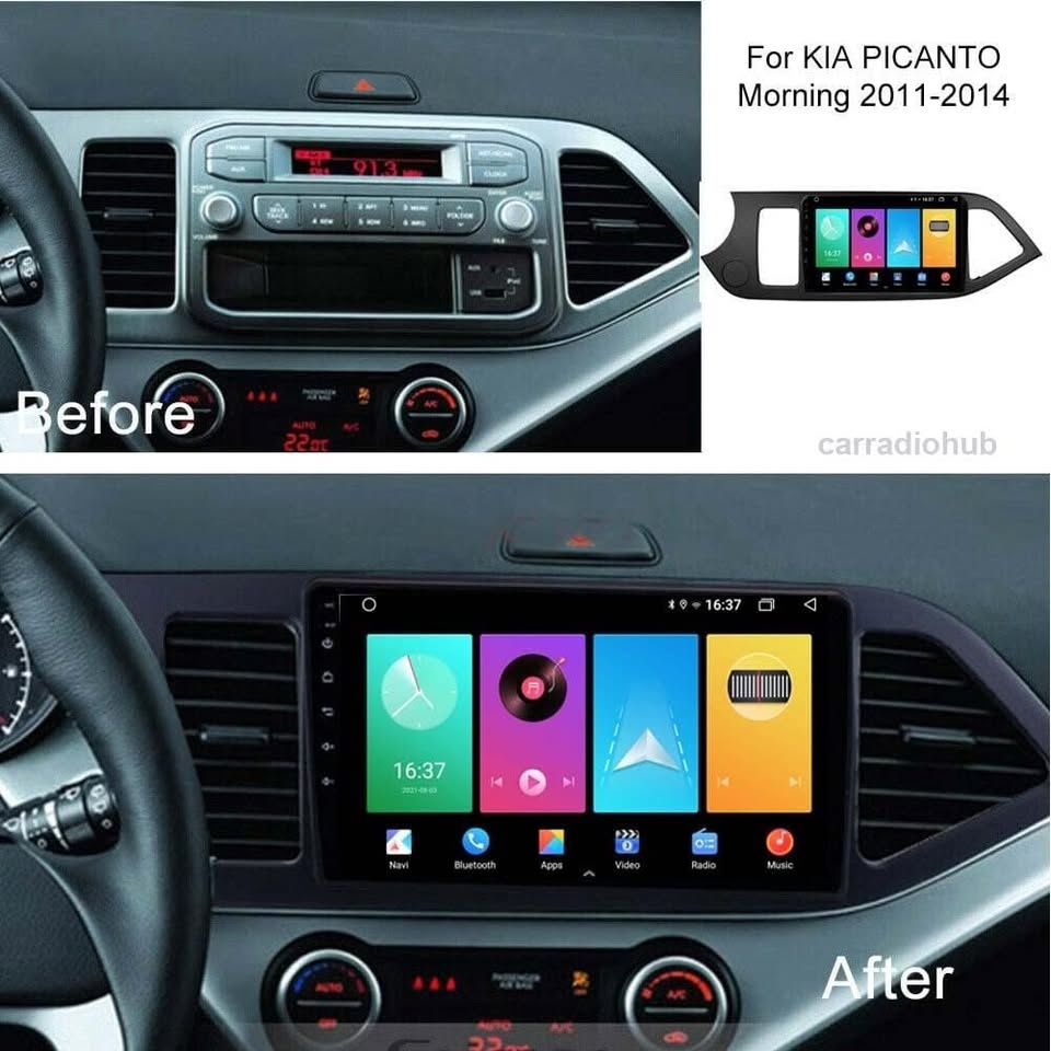 Android autorádio s navi pro KIA MORNING PICANTO (2011-2016) - 3