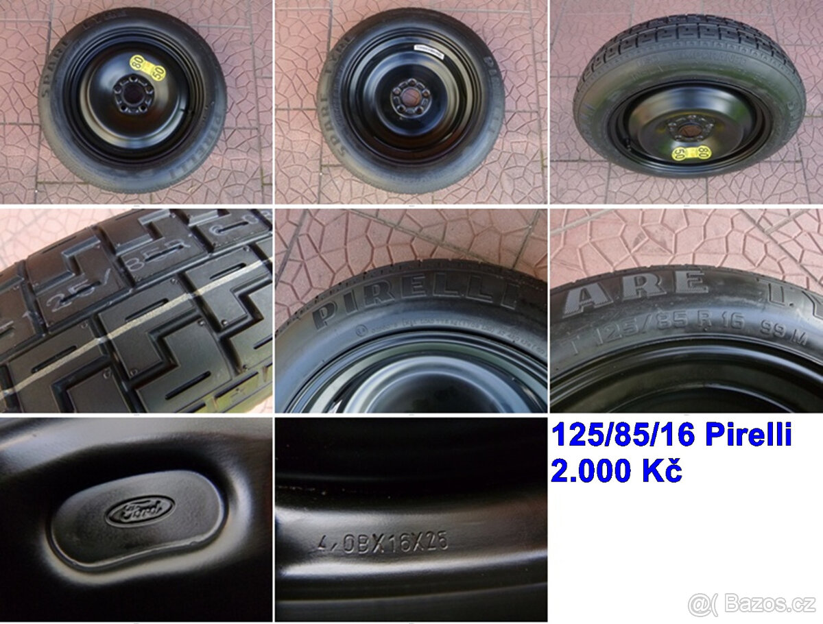 Rezerva dojezdovka originál Ford 5x108 4Jx16 ET25 - 3
