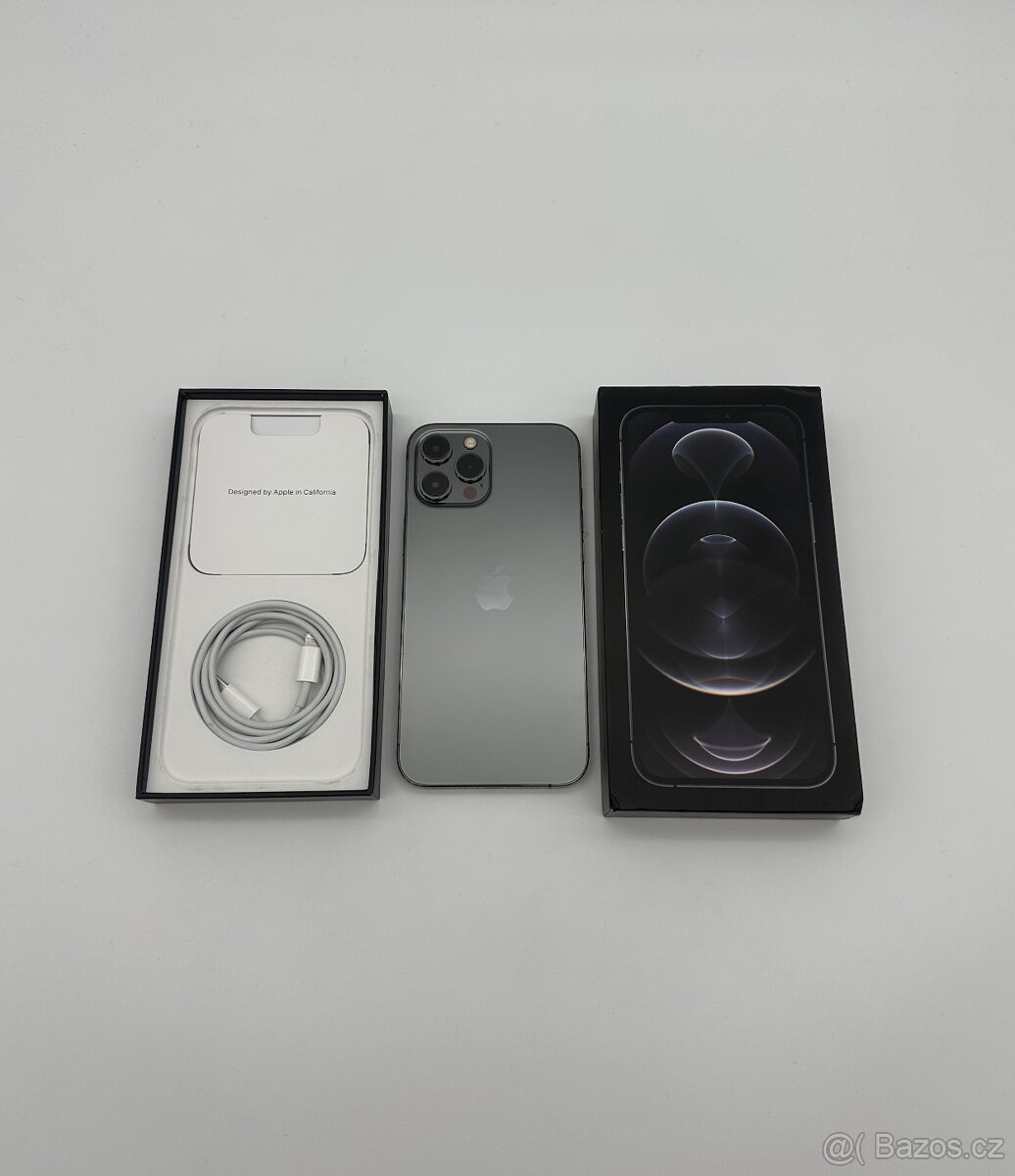 iPhone 12 Pro Max 128GB Graphite (100% Baterie) + ZÁRUKA - 3
