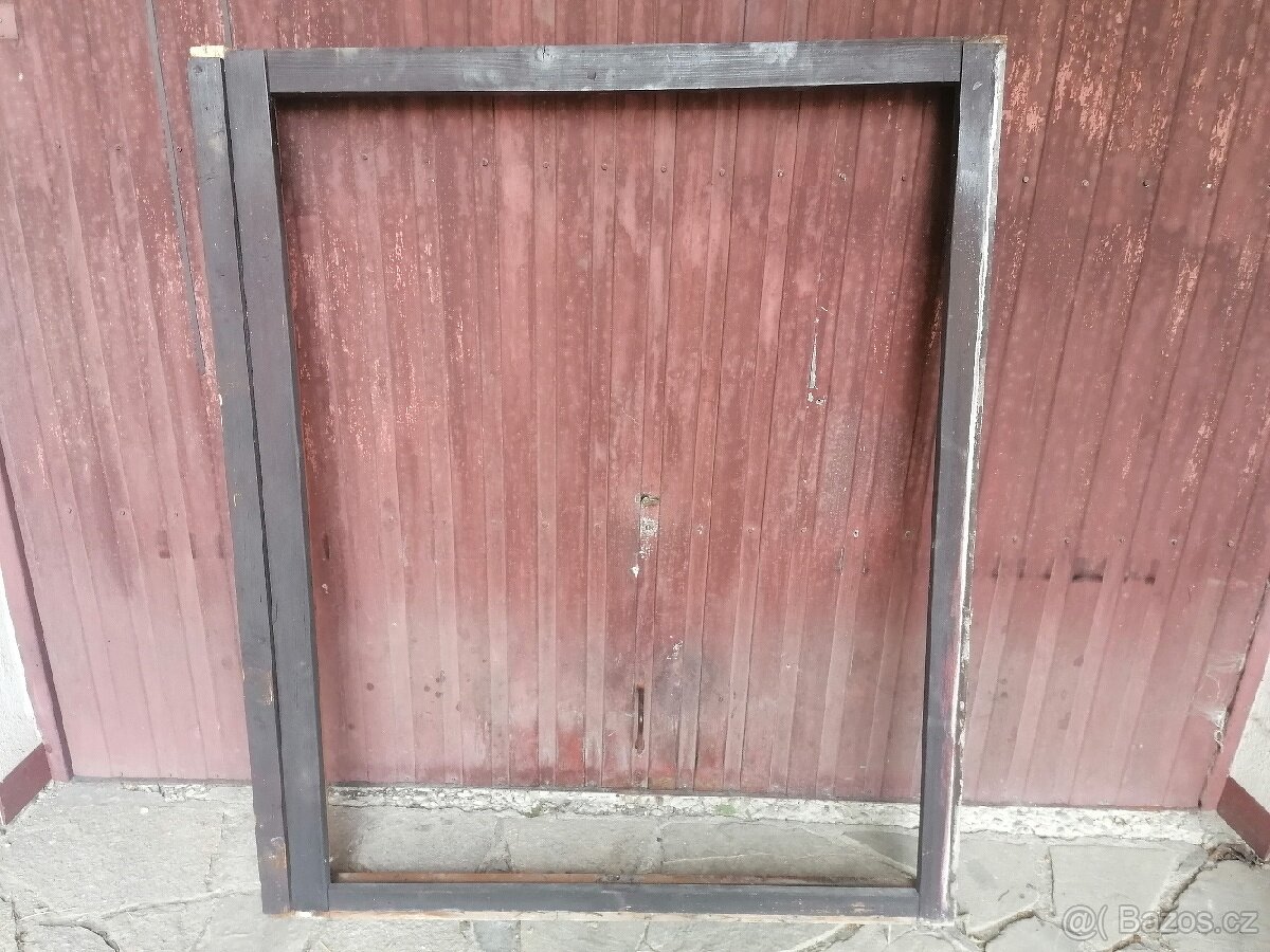Dřevěné okno 3 + 2 s rámem - 3