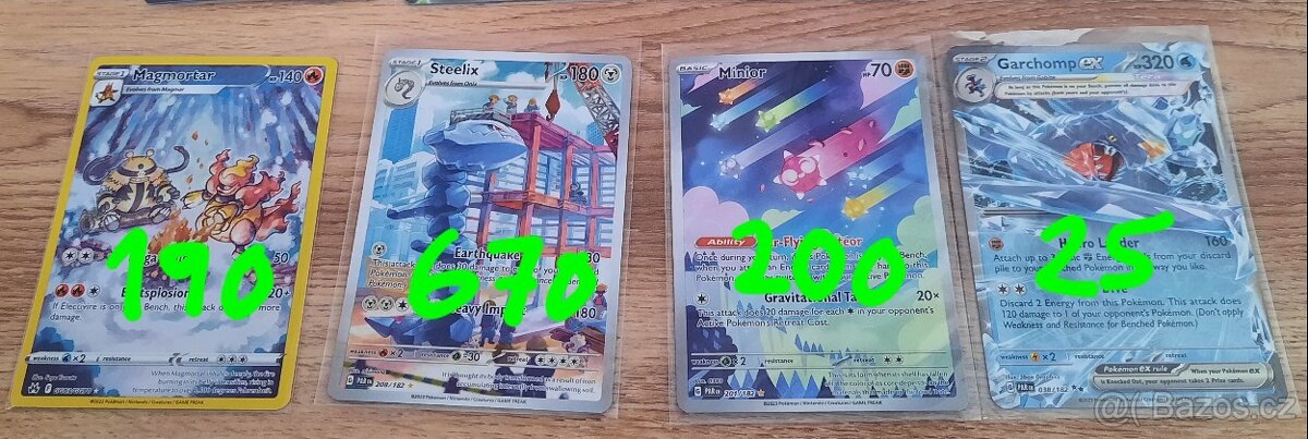 Pokémon karty hity + EX - 3