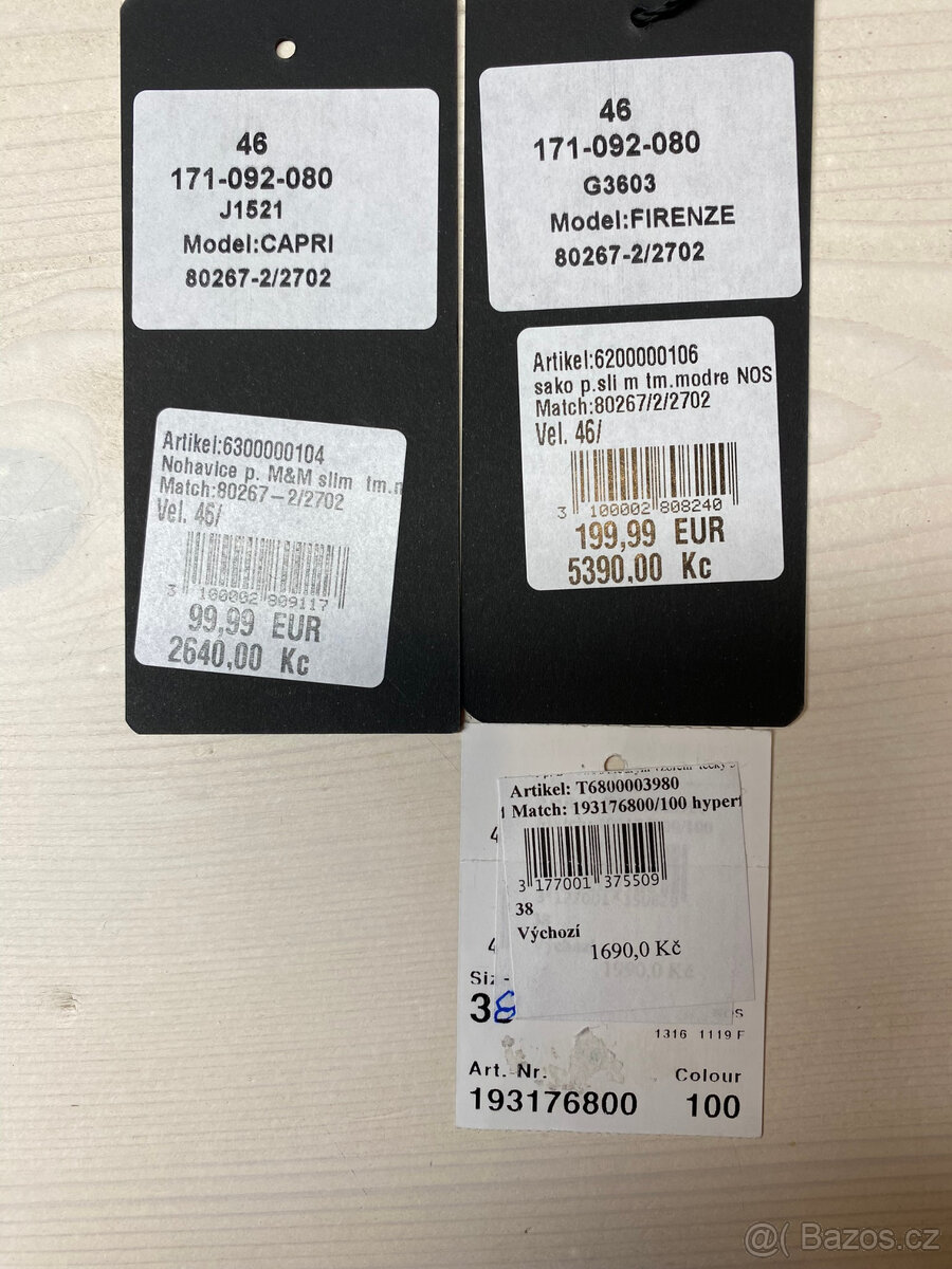 Oblek Otto Berg vel 46. - 3