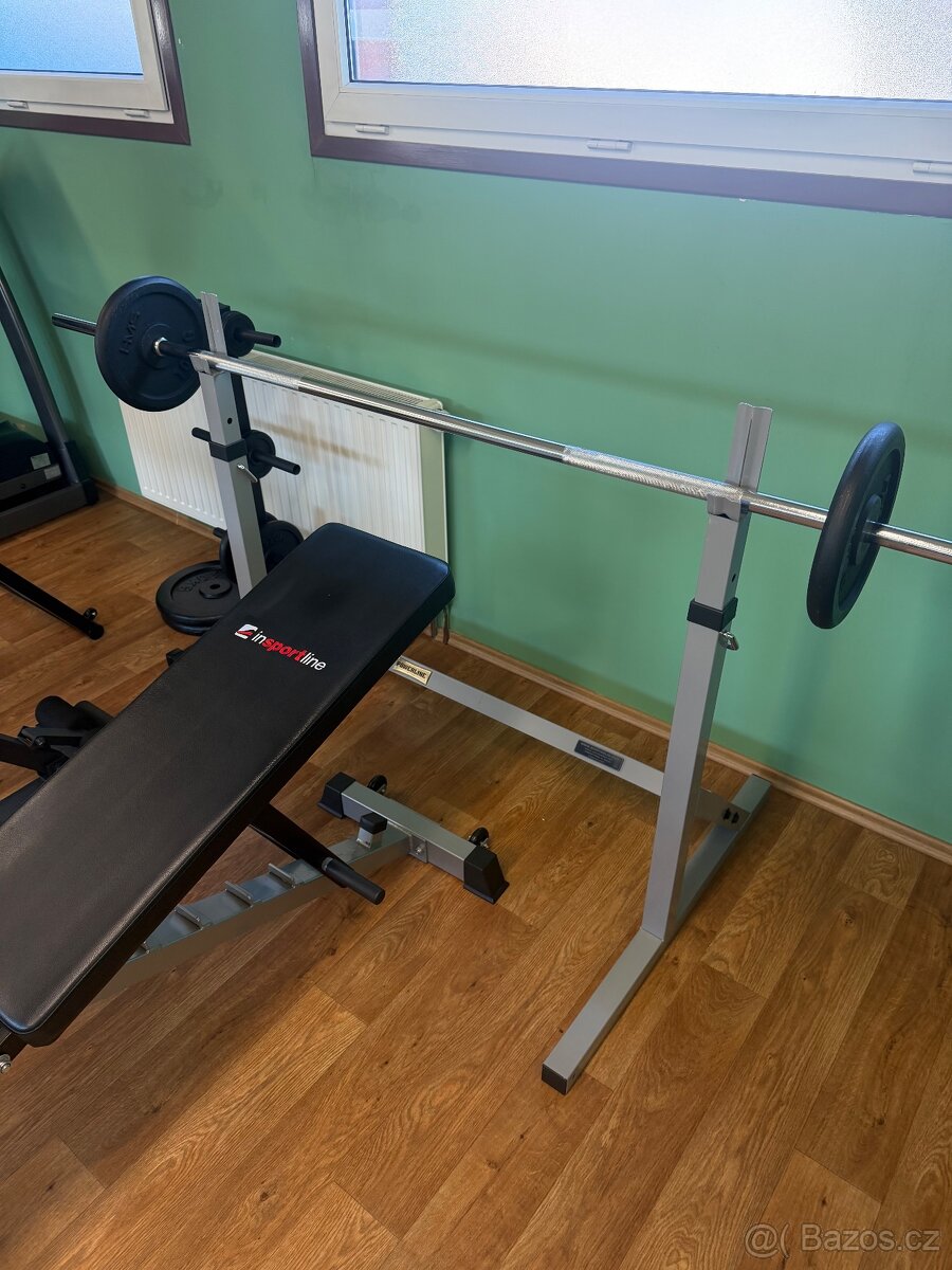 Bench lavice a stojany s činkou - 3