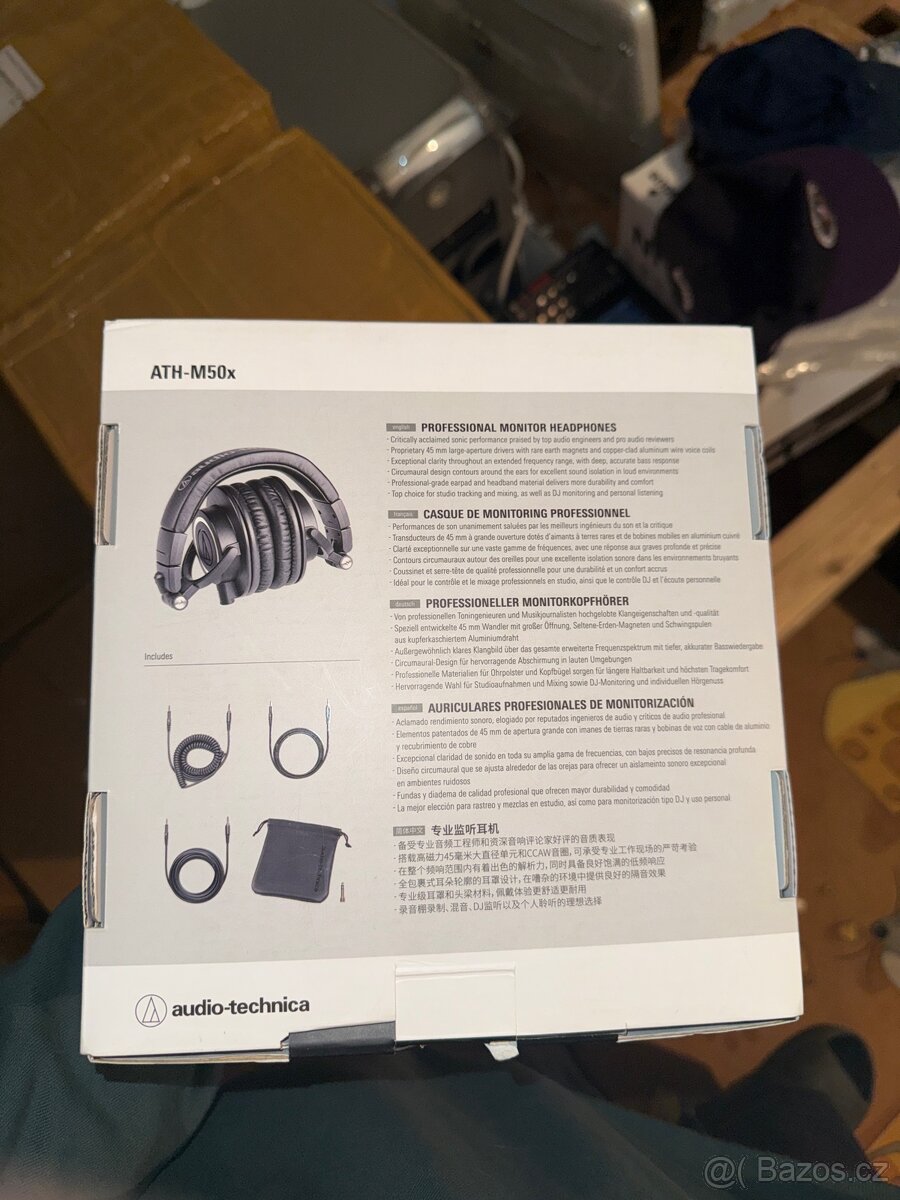 Studiové sluchátka audio technica ATH-M50x - 3