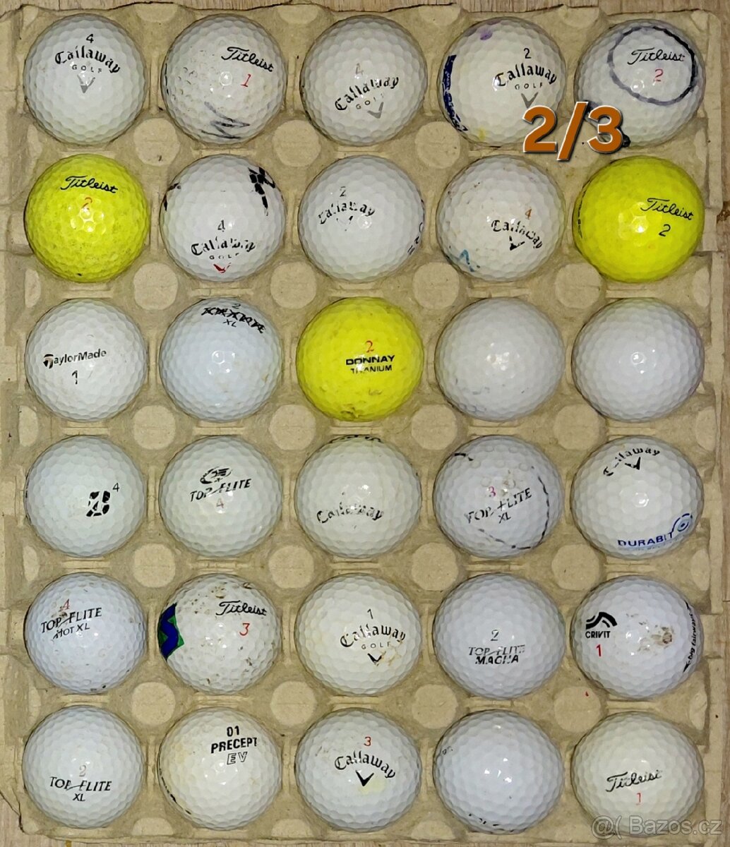 Hrané golfové míčky 80ks - 3
