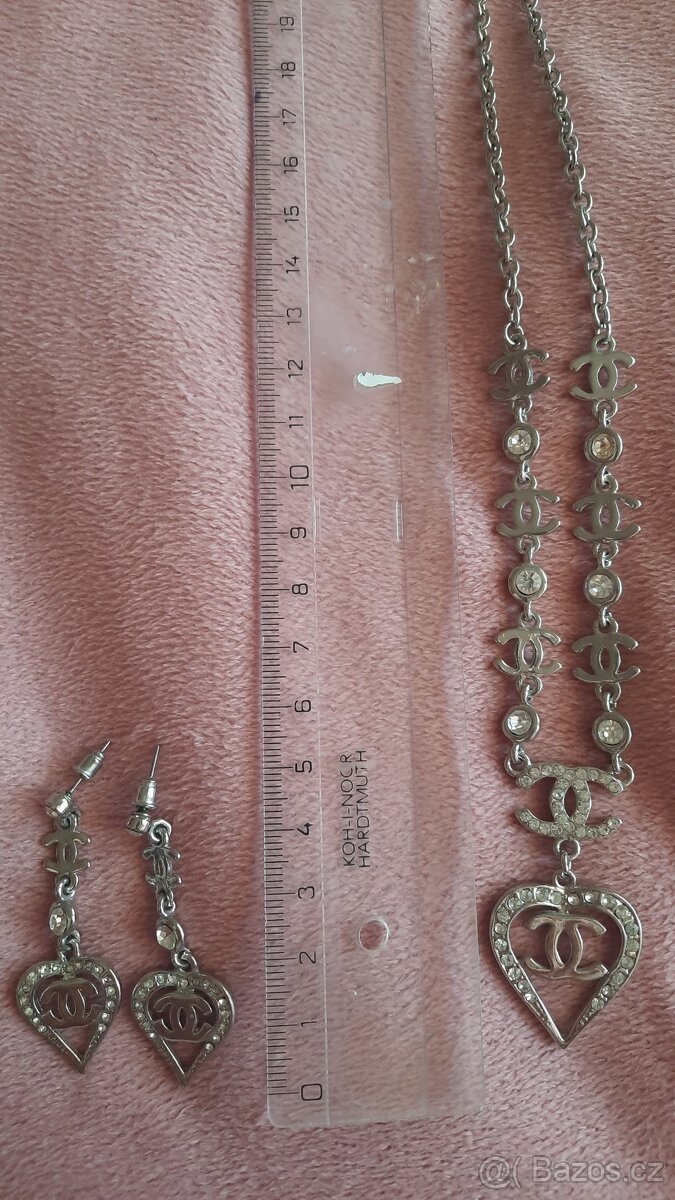Set náušnice + náhrdelník Chanel - 3
