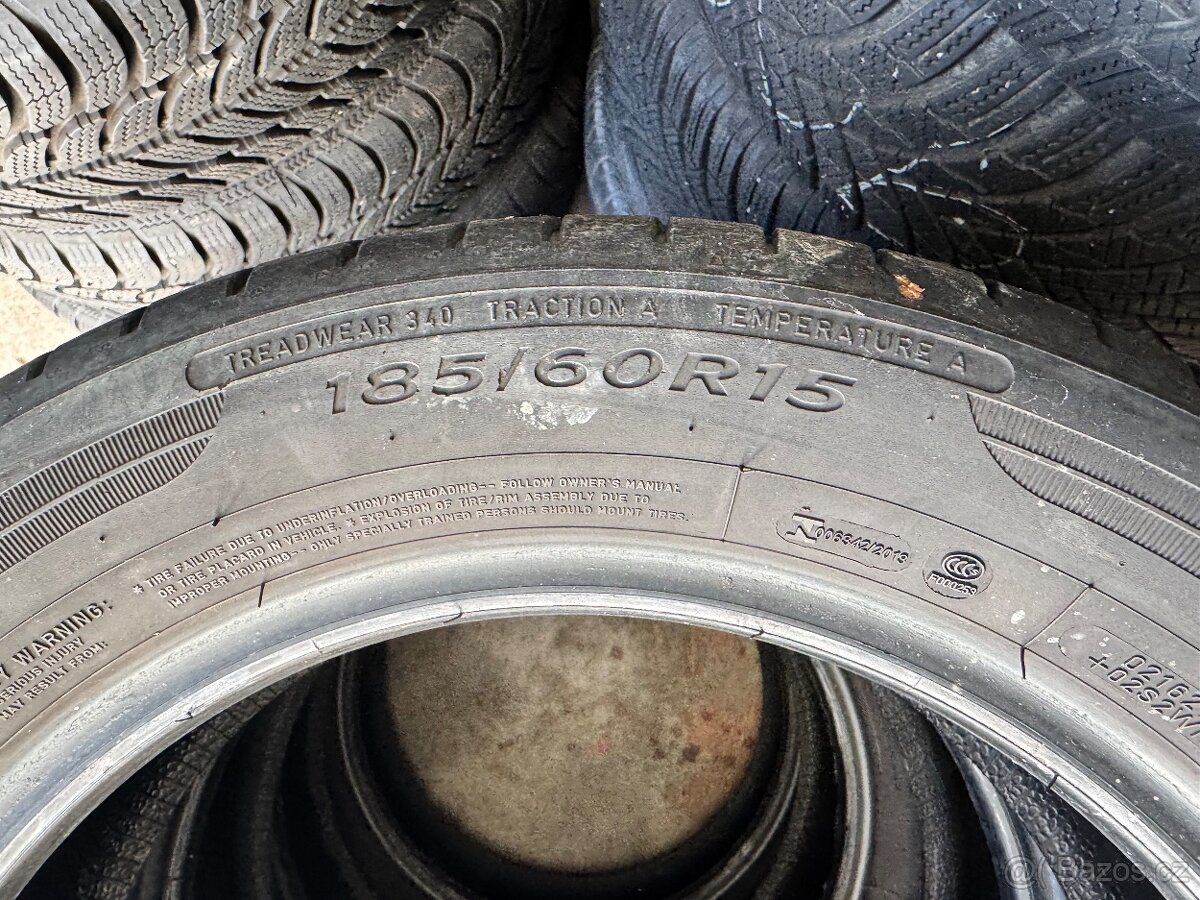 Letní sada Dunlop 185/60/15 - 3