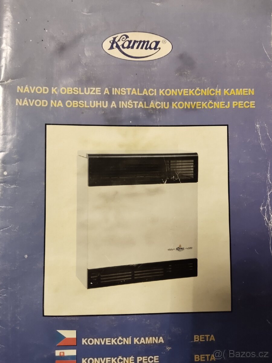 Plynová kamna Karma Beta - 3