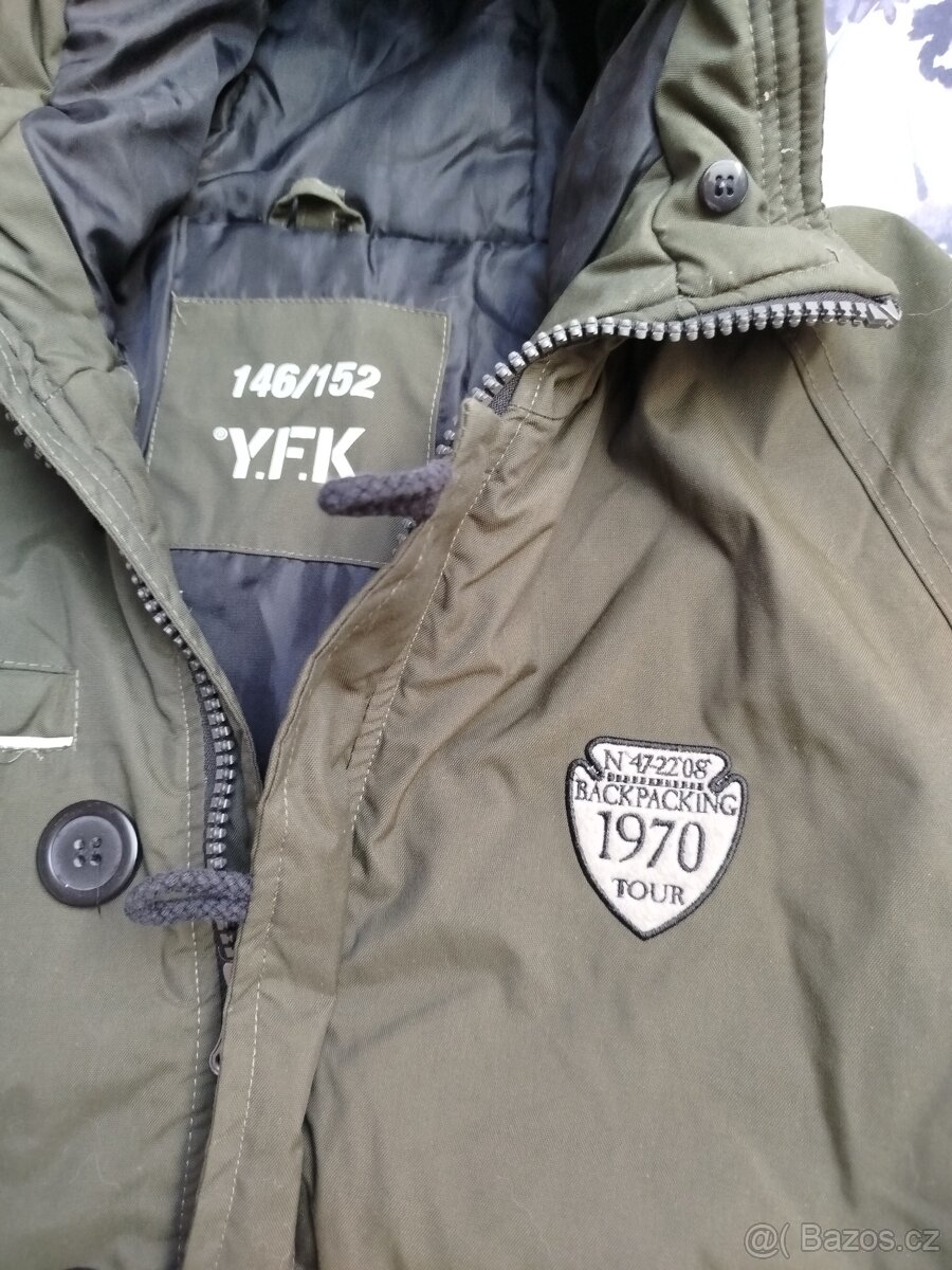 Dětská zimní bunda vel 146 - 3