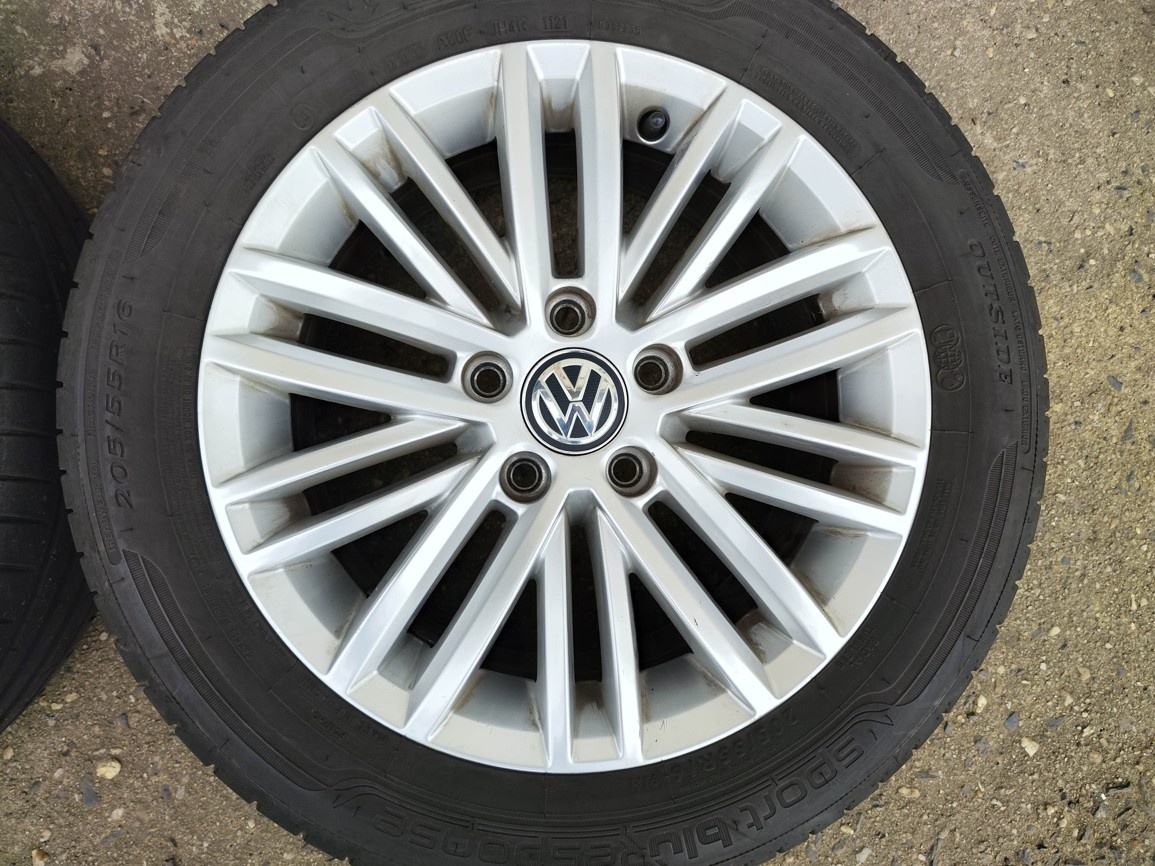 16"letní alu sada Fortaleza 5x112 origo VW Golf 7 Variant - 3