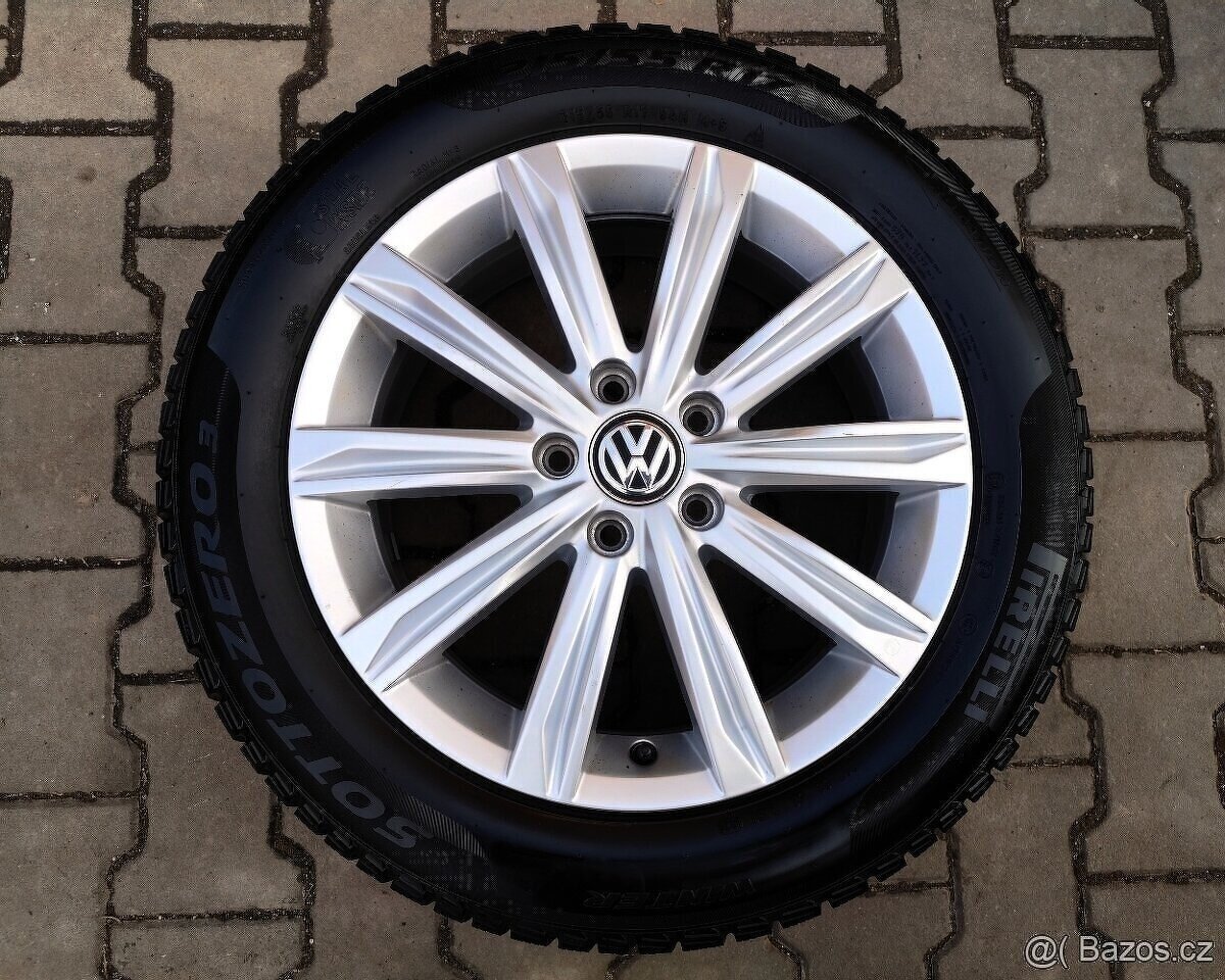 Alu kola originál Volkswagen Touran II 5x112 R17 Stockholm - 3